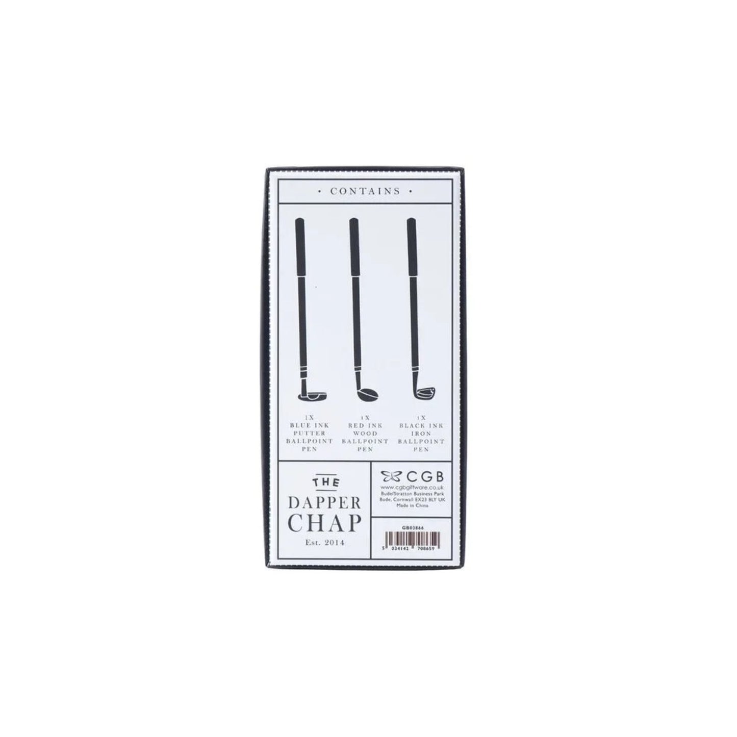 Dapper Chap Golf Pen Set Of 3