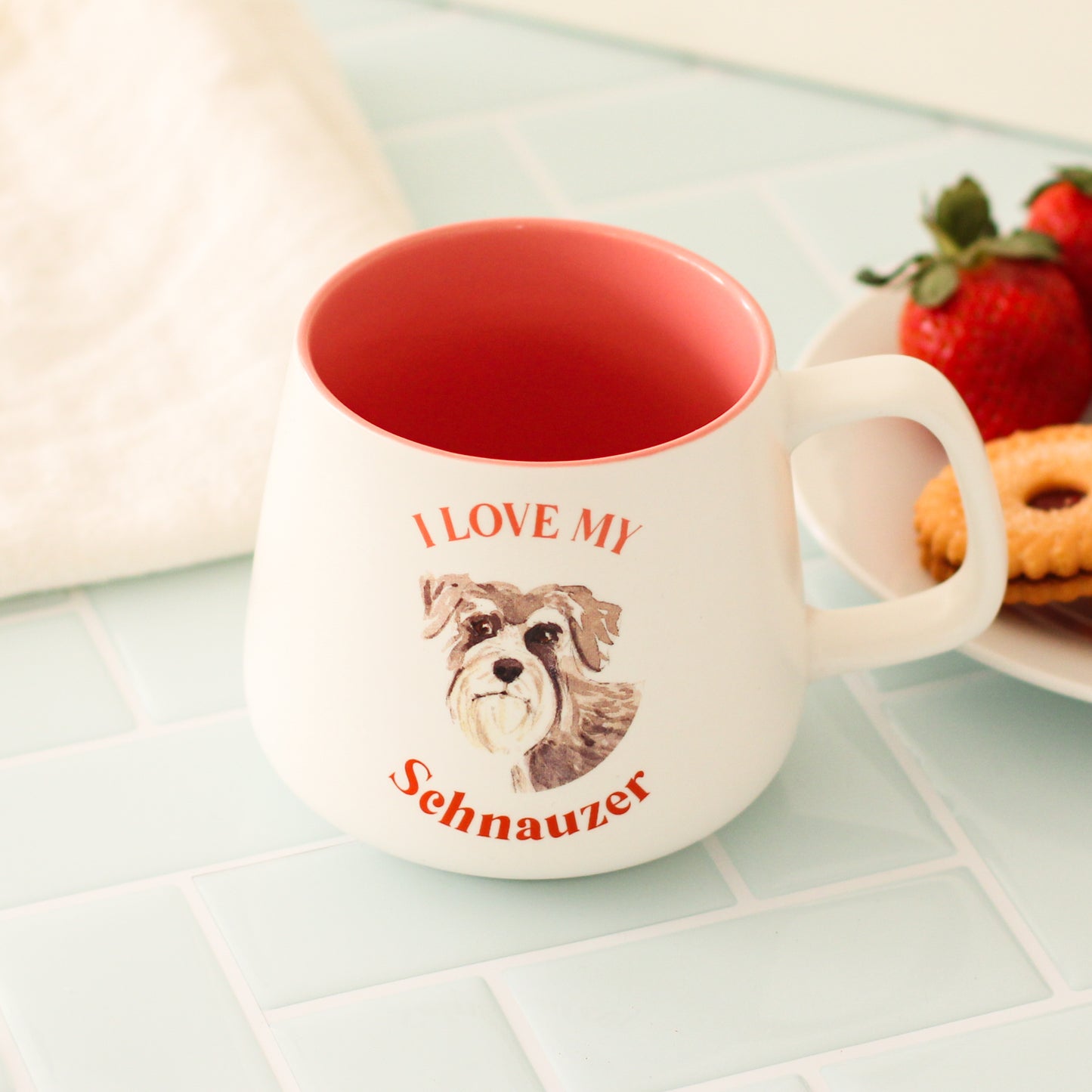 I Love My Schnauzer Mug