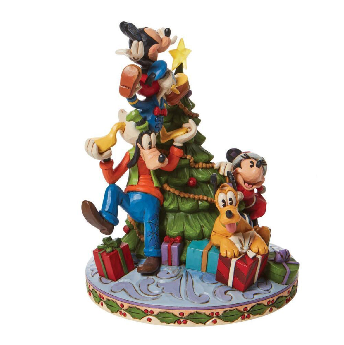 DISNEY TRADITIONS BY JIM SHORE FAB FIVE DECORATING TREE