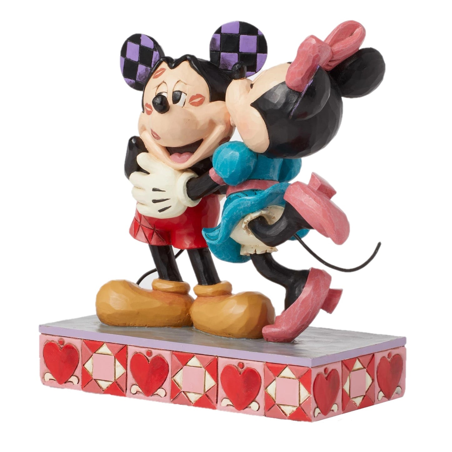 DISNEY TRADITIONS BY JIM SHORE MICKEY AND MINNIE LOVE KISSES
