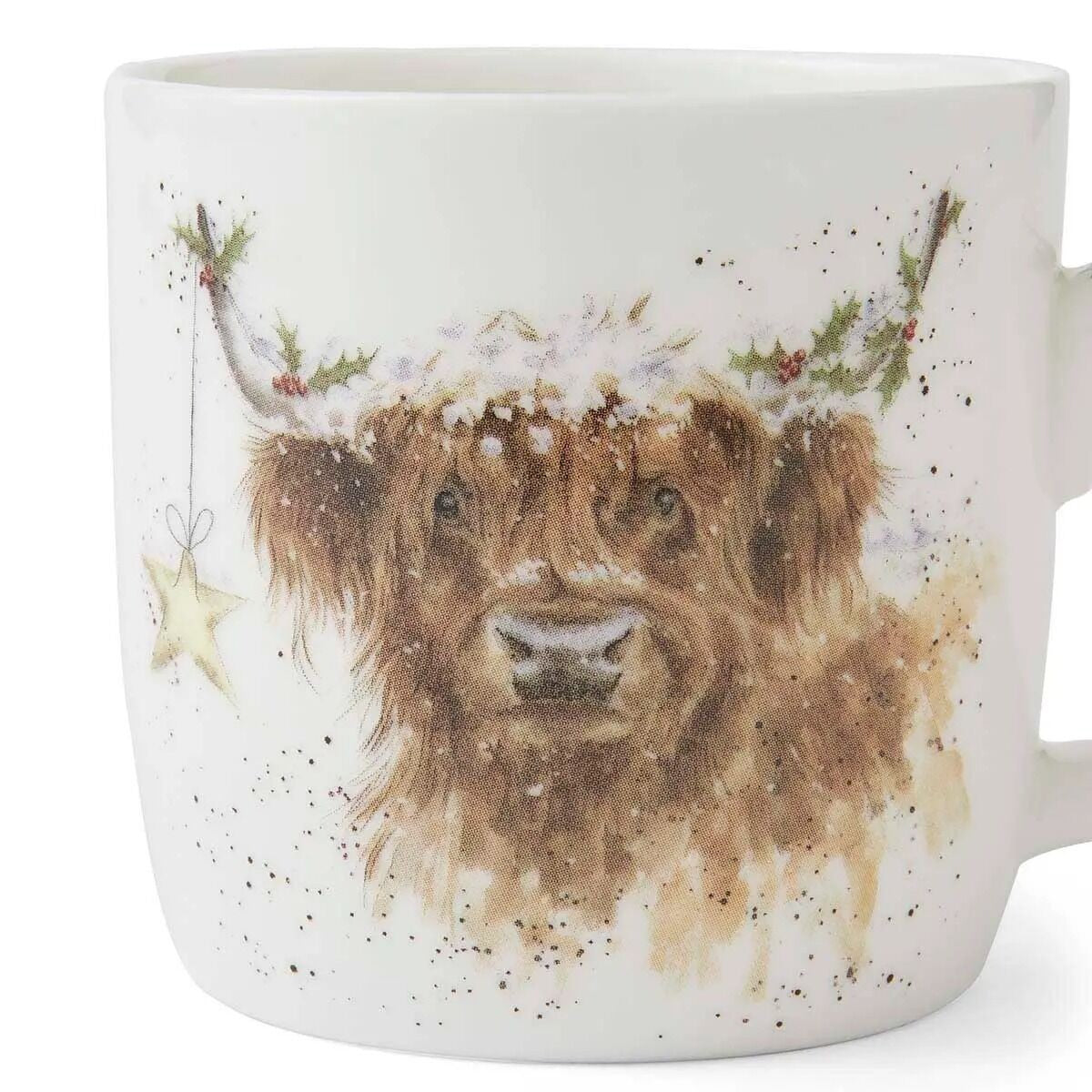 Royal Worcester Wrendale Designs Mug Highland Cow