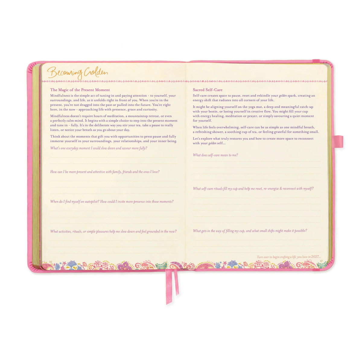Intrinsic 2027 Diary Planner The Year For You - Rose Quartz Pink