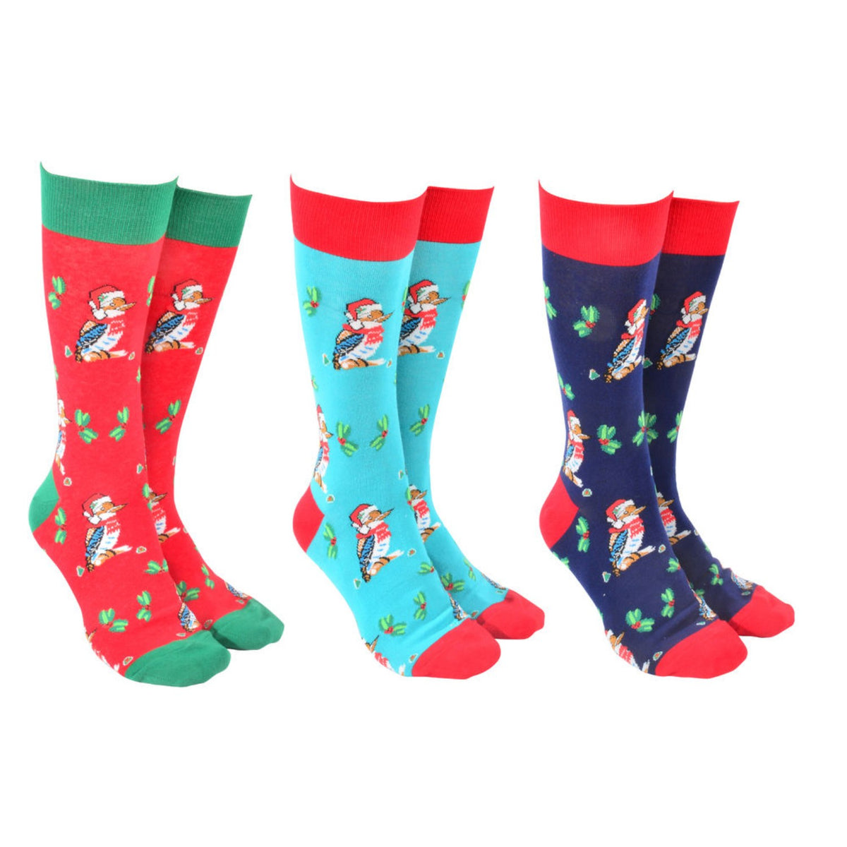 Sock Society Christmas Kookaburra