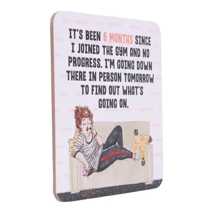 Olive & Co. Gym Coaster