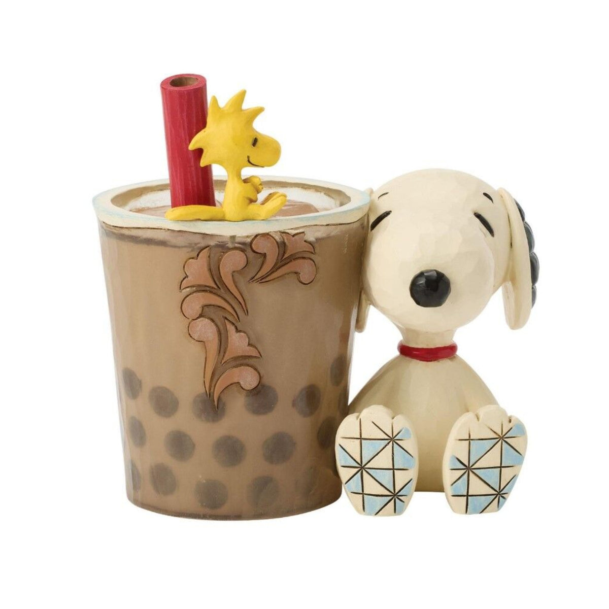 PEANUTS BY JIM SHORE SNOOPY AND WOODSTOCK BOBA