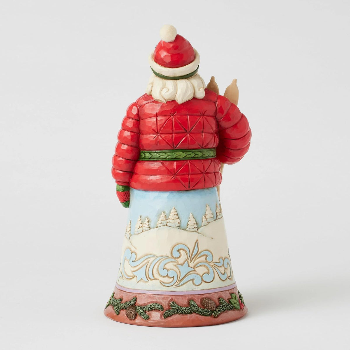 Heartwood Creek By Jim Shore Santa Gone Skiing Figurine