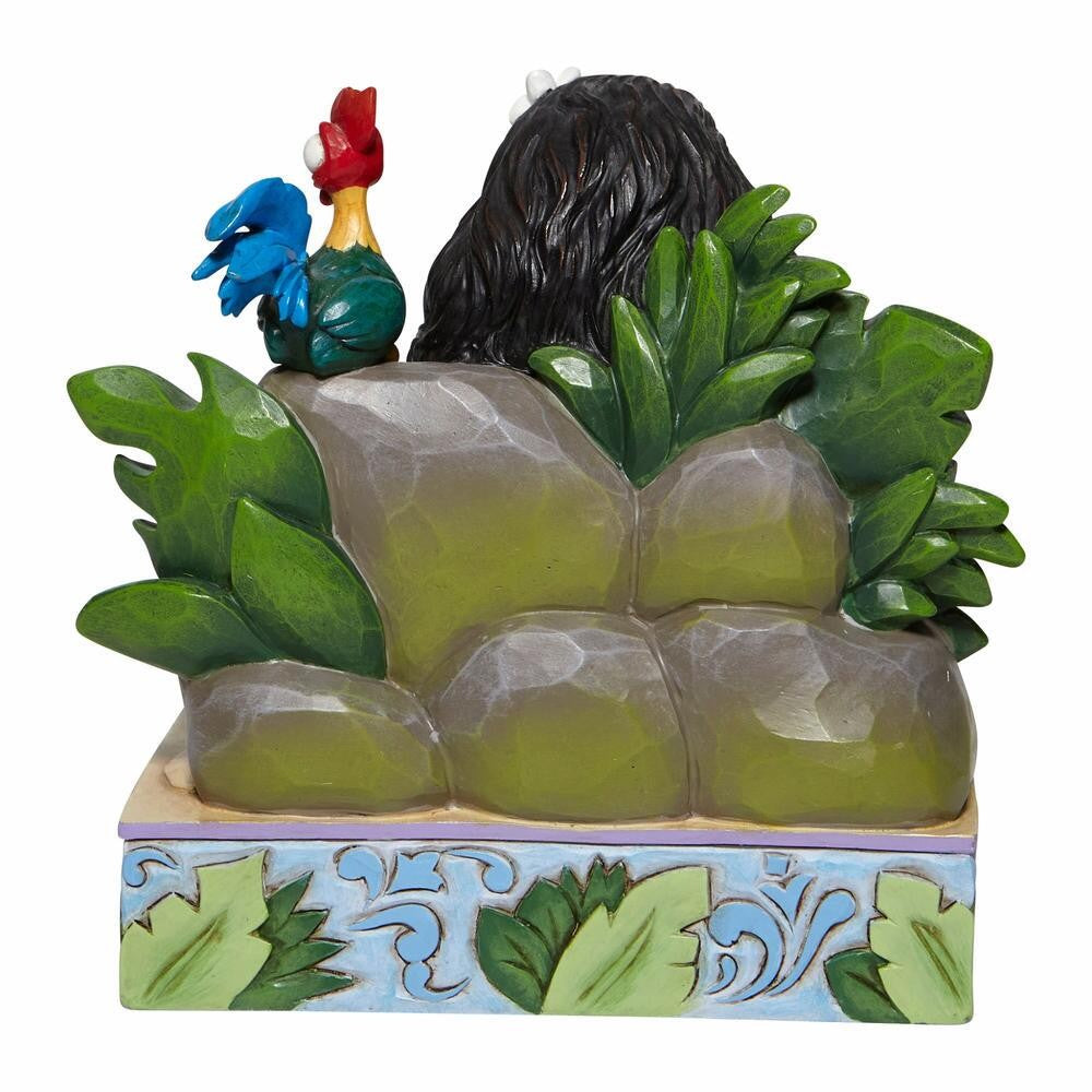 DISNEY TRADITIONS BY JIM SHORE MOANA WITH PUA AND HEI HEI 13CM