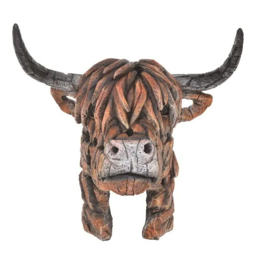 Sculpt Figurine Highland Cow Head