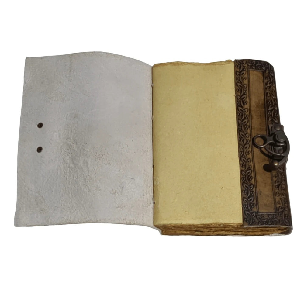 Leather Journal Parchment Style Paper Journey