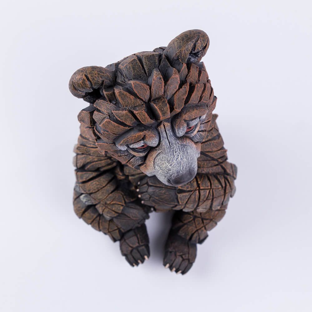 EDGE SCULPTURE BEAR CUB FIGURE