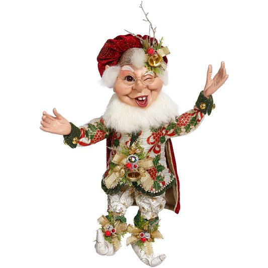 MARK ROBERTS CHRISTMAS SPARKLING DECORATING ELF MEDIUM