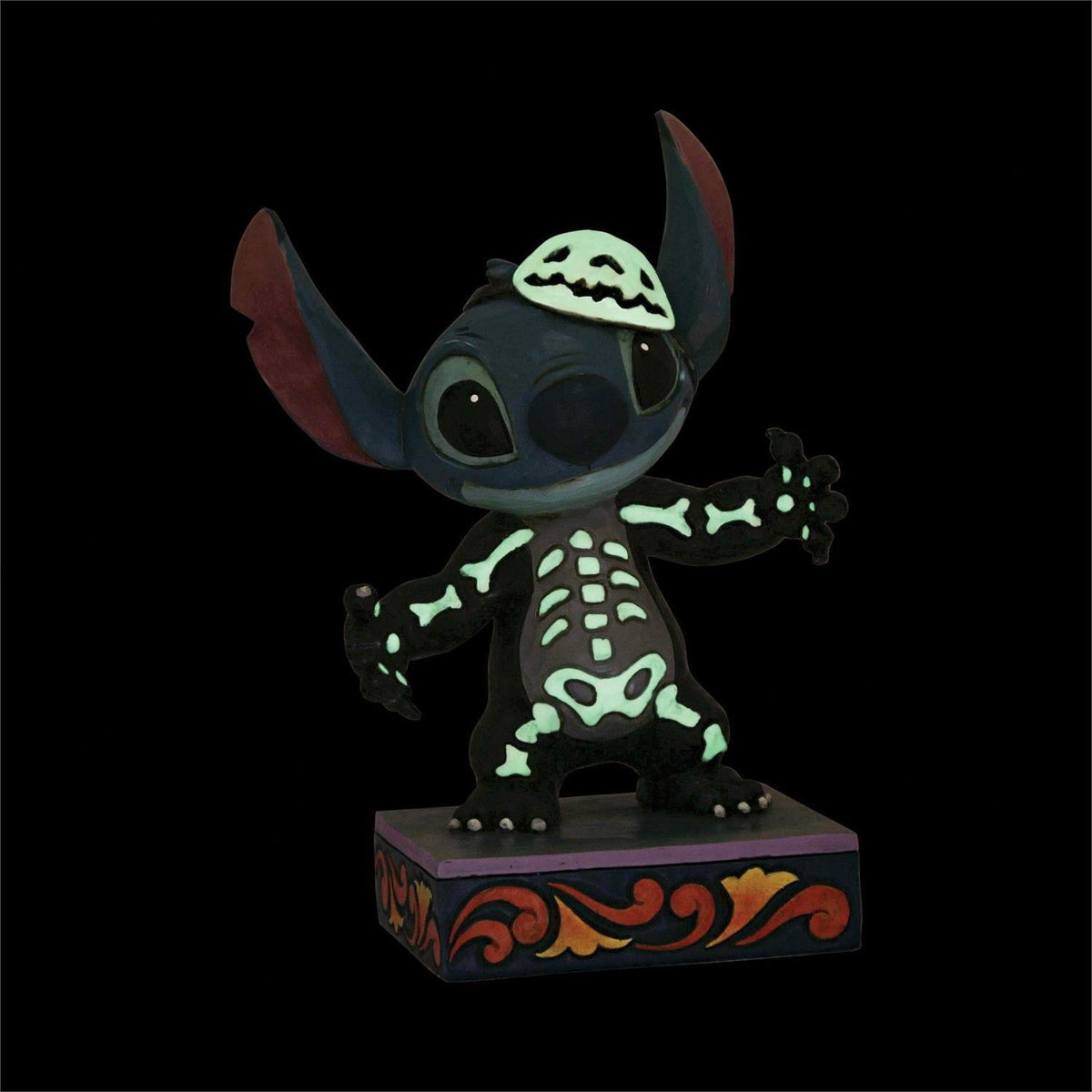 DISNEY TRADITIONS BY JIM SHORE HALLOWEEN STITCH SPOOKY EXPERIMENT 16CM