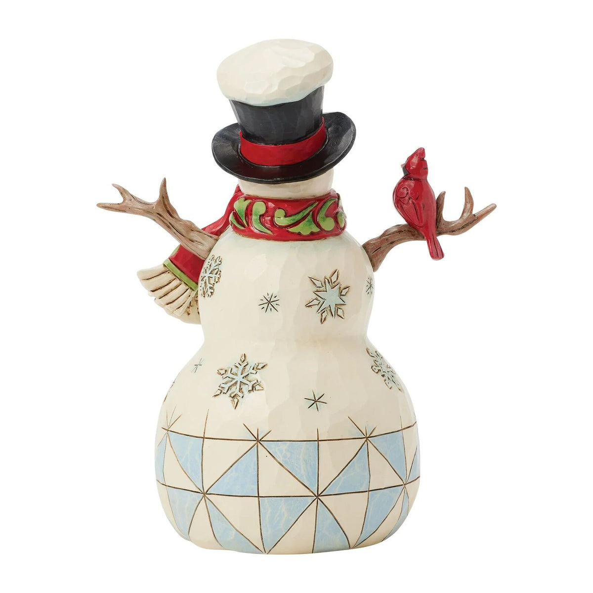Heartwood Creek By Jim Shore Snowman With Cardinal On Arm Figurine