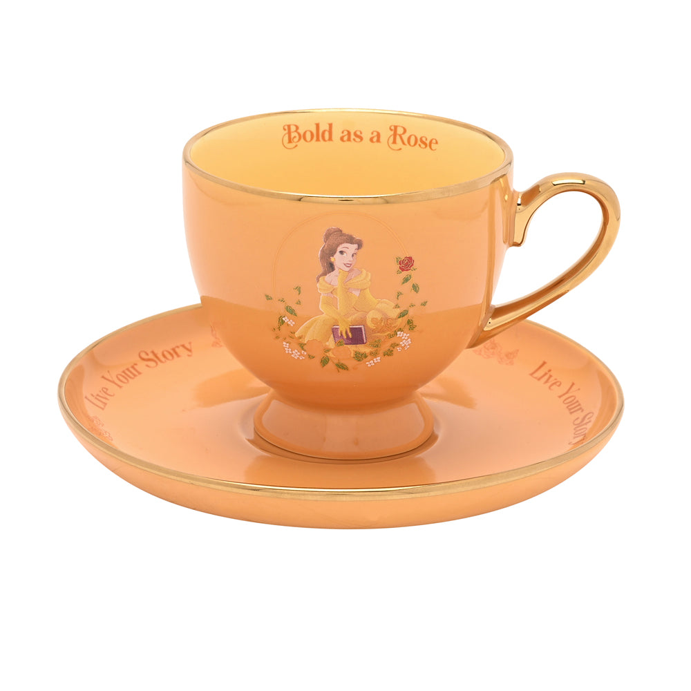 DISNEY PRINCESS TEA CUP & SAUCER SET BELLE