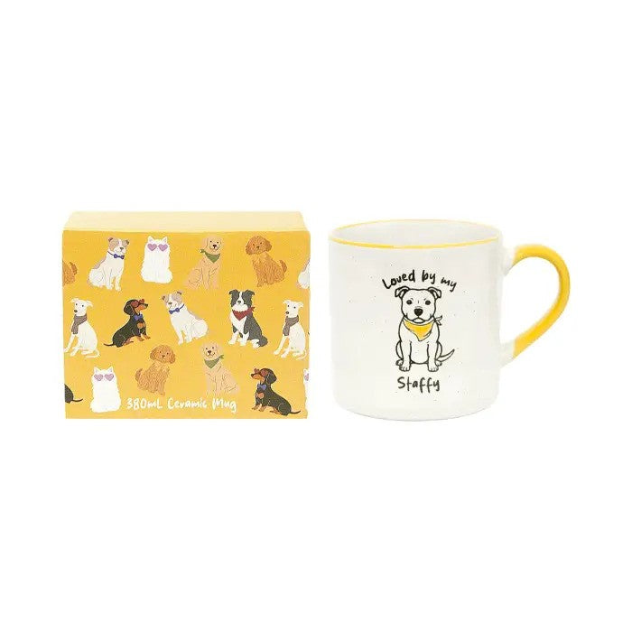 Dog Mug Loved By My Staffy