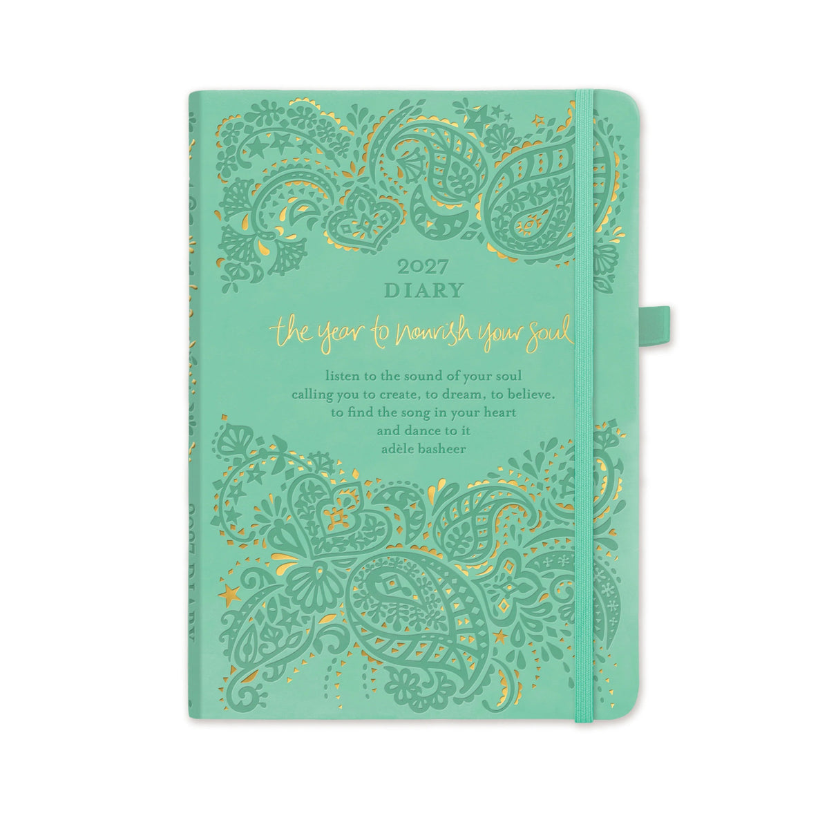 Intrinsic 2027 Diary Planner The Year To Nourish Your Soul - Tahitian Turquoise