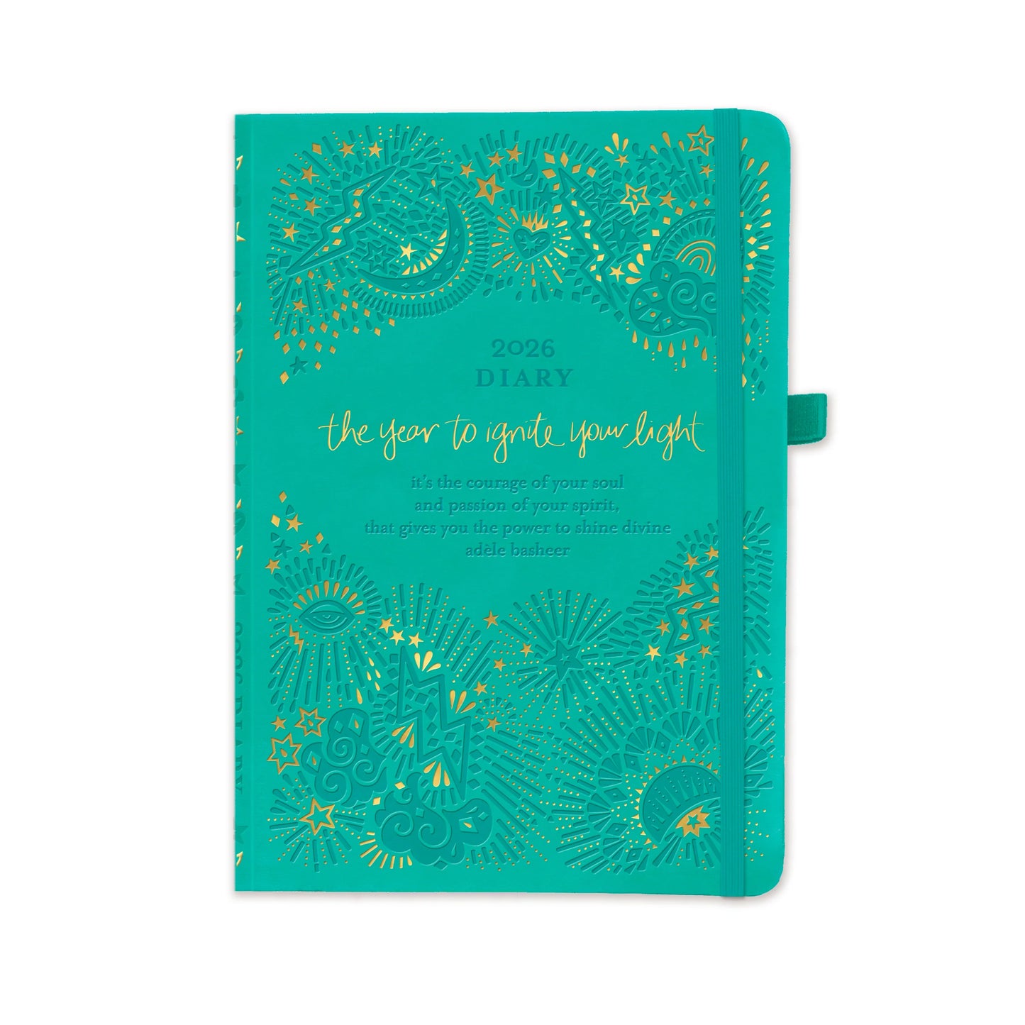 Intrinsic 2026 Diary The year to ignite your light - Turquoise Twist