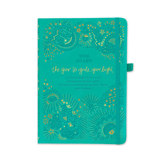 Intrinsic 2026 Diary The year to ignite your light - Turquoise Twist