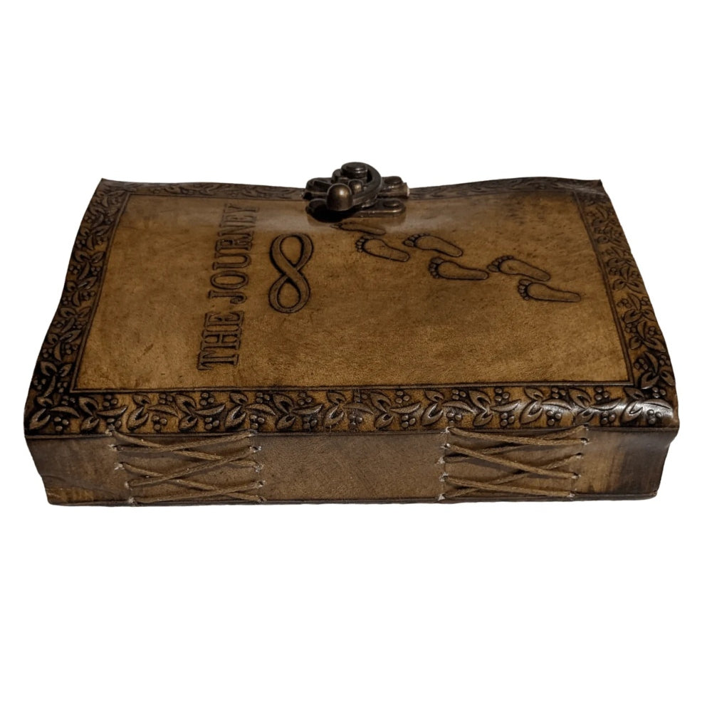 Leather Journal Parchment Style Paper Journey