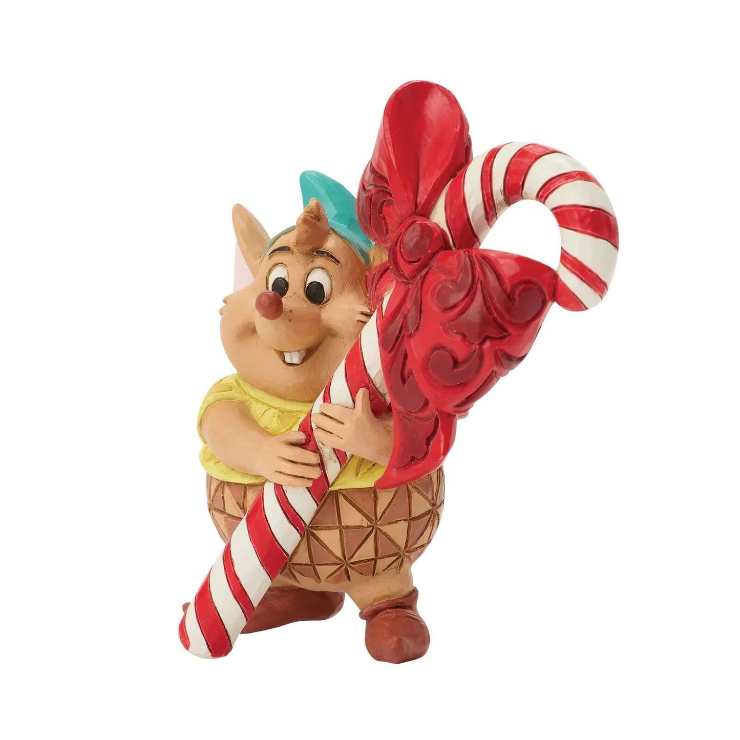 DISNEY TRADITIONS BY JIM SHORE CHRISTMAS GUS WITH CANDY CANE