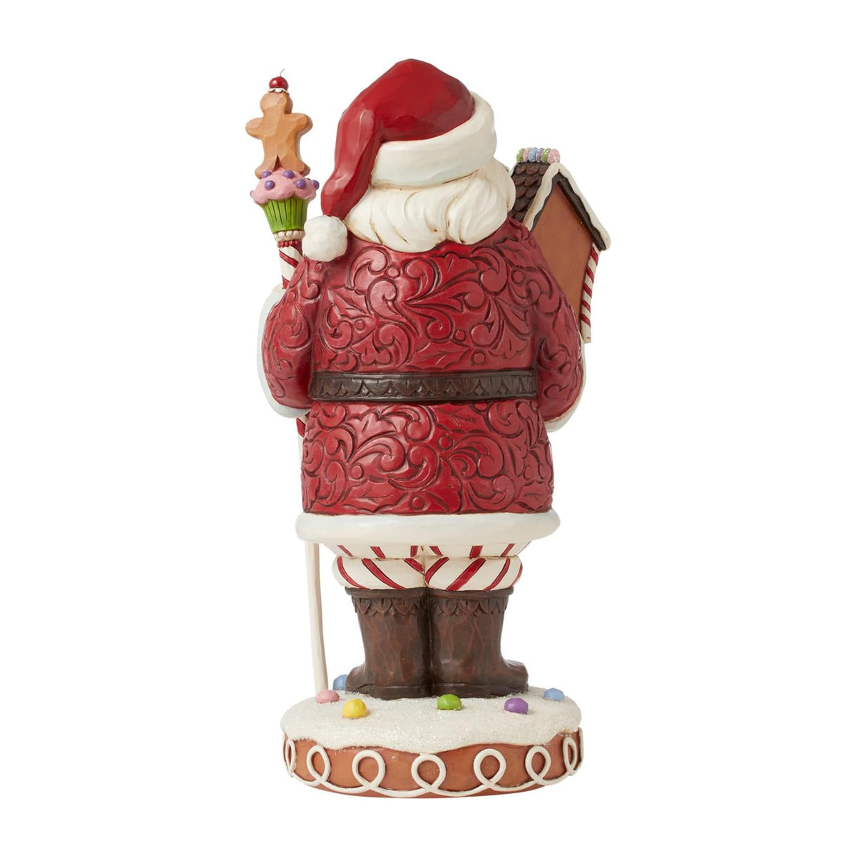 Heartwood Creek By Jim Shore Santa Gingerbread House & Staff Figurine