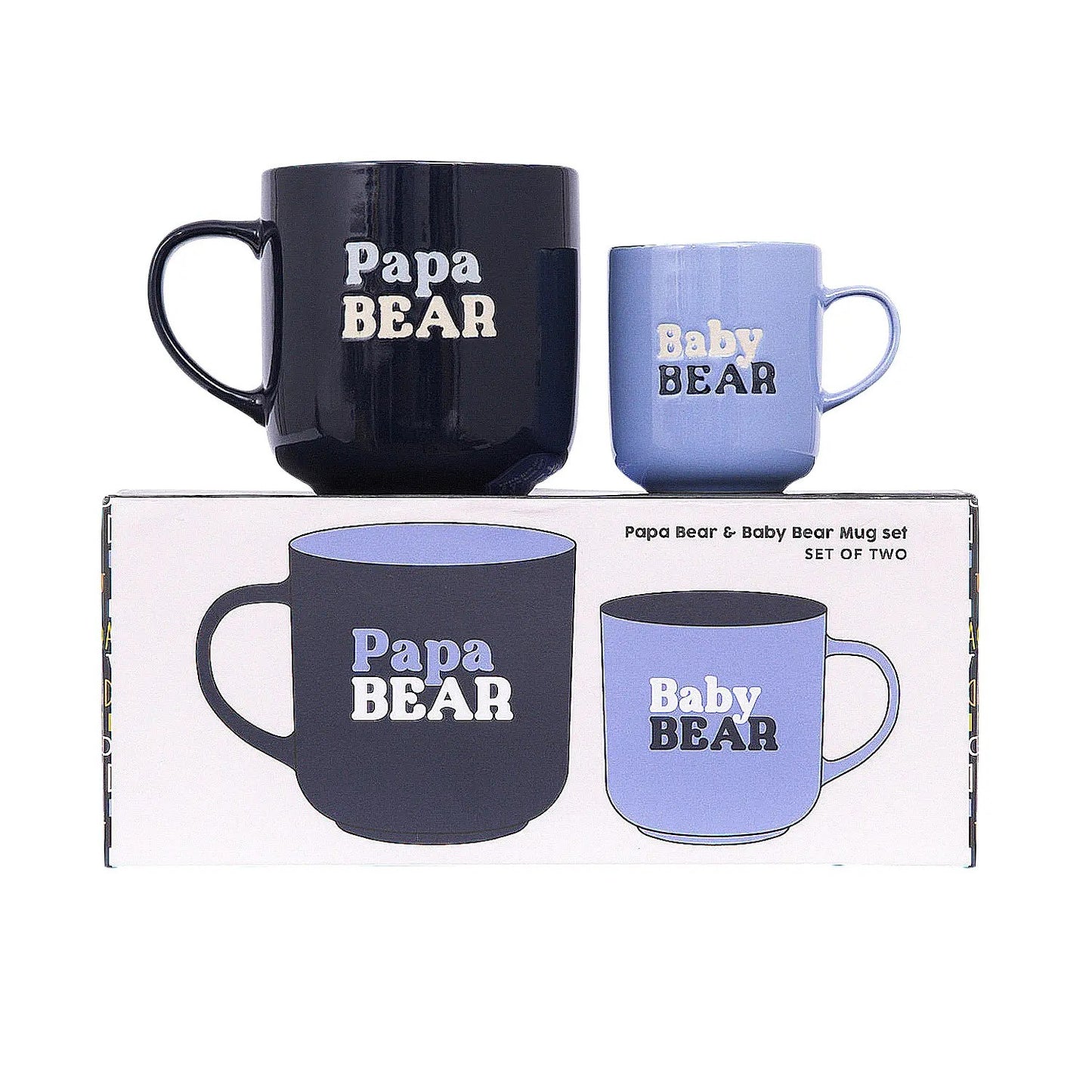 Mug Set of 2 Papa & Baby Bear For Dad