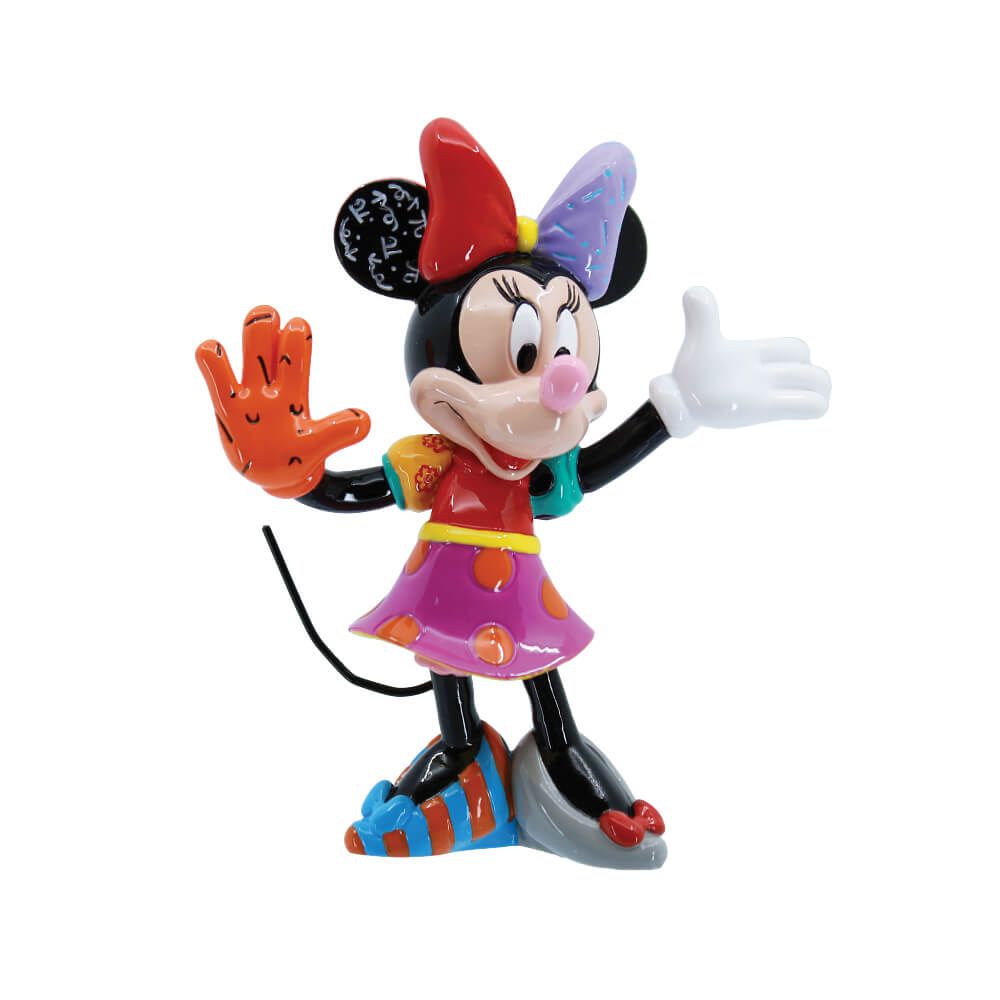 DISNEY BRITTO MINNIE MOUSE ARMS OUT MINI FIGURINE