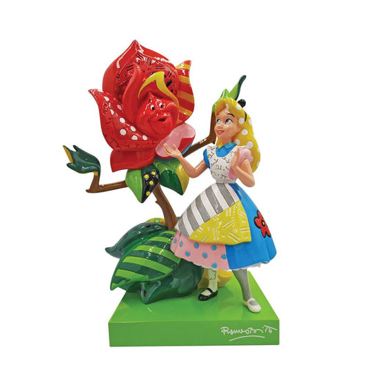 DISNEY BRITTO ALICE IN WONDERLAND 70TH ANNIVERSARY LARGE FIGURINE