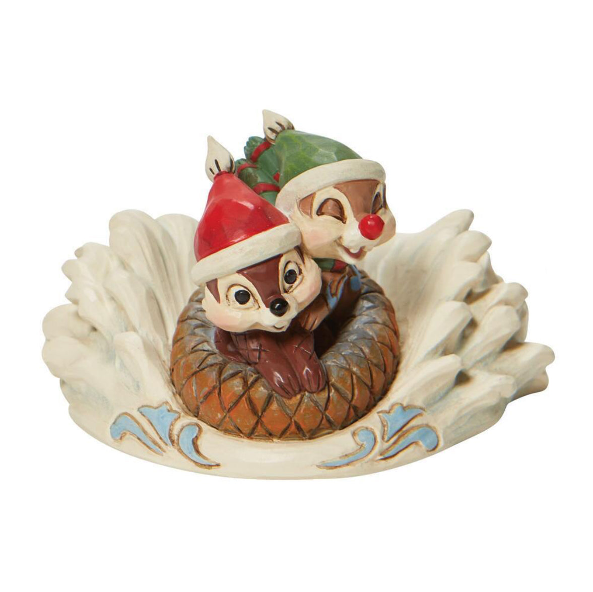 DISNEY TRADITIONS BY JIM SHORE CHIP N' DALE SLEDDING