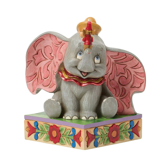DISNEY TRADITIONS BY JIM SHORE CHRISTMAS DUMBO & TIMOTHY MOUSE
