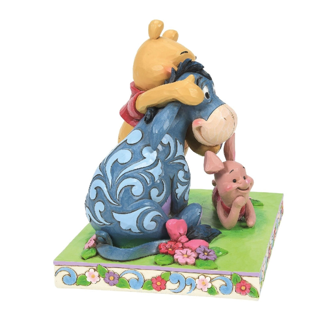 DISNEY TRADITIONS BY JIM SHORE PATCHWORK POOH & FRIENDS 15.5CM