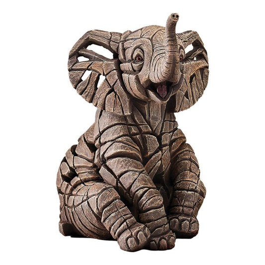 EDGE SCULPTURE ELEPHANT CALF FIGURE SMALL
