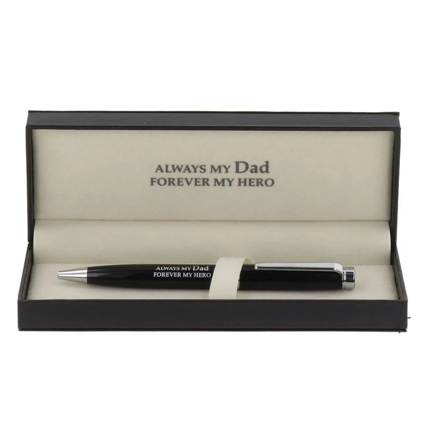 Pen In Gift Box With Sentiment "Always My Dad, Forever My Hero"