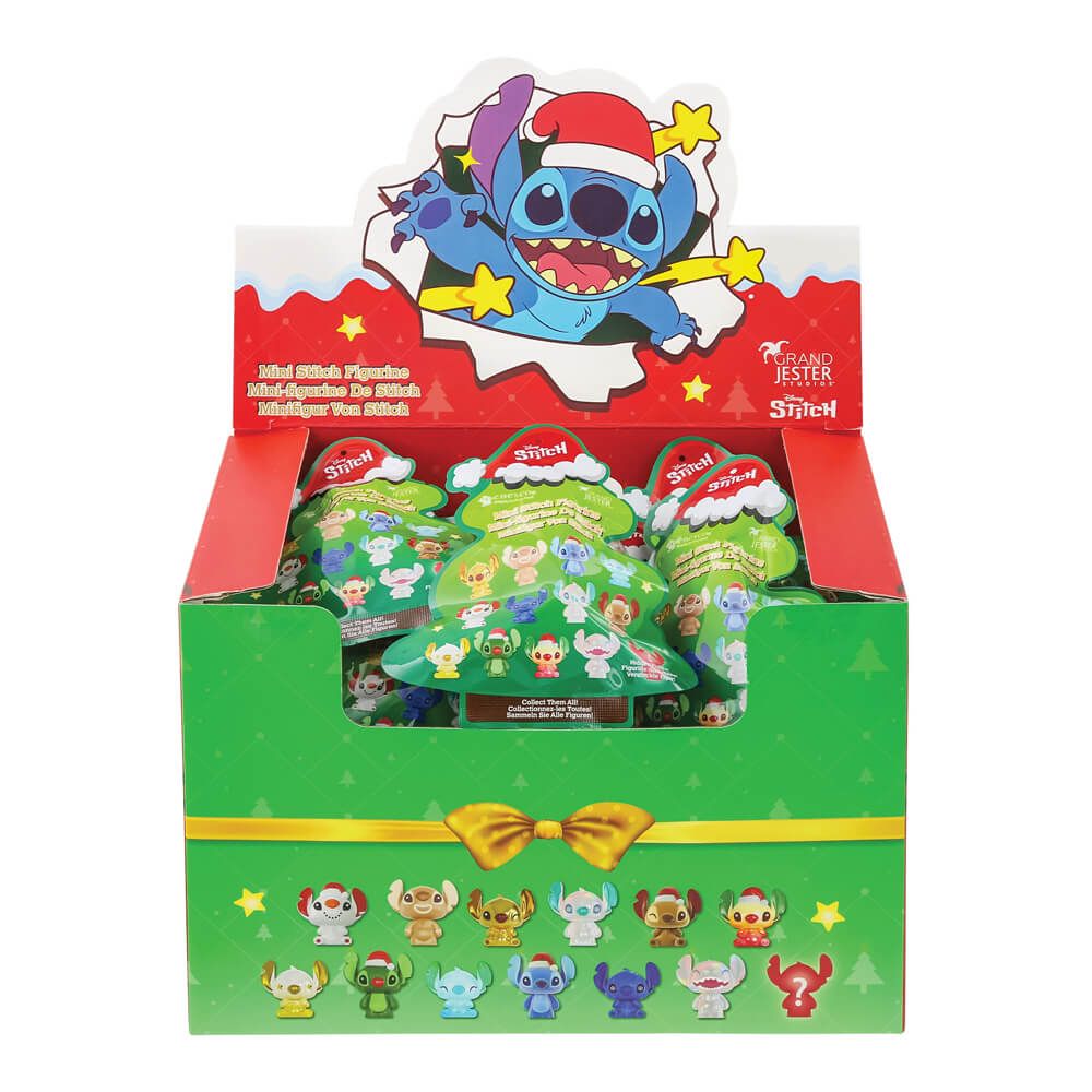 Disney Christmas Stitch Mini Figurine Blind Bag