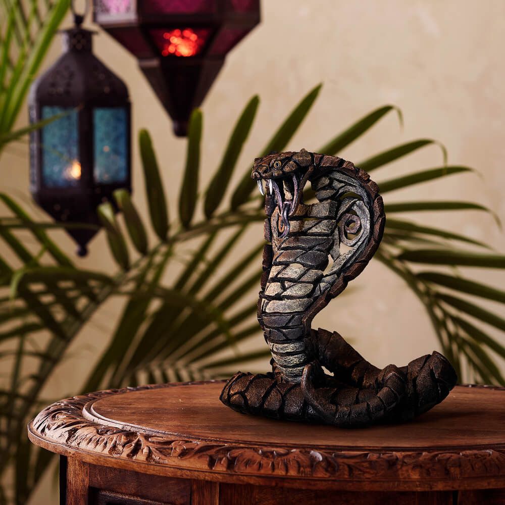 Edge Sculpture Cobra Figure