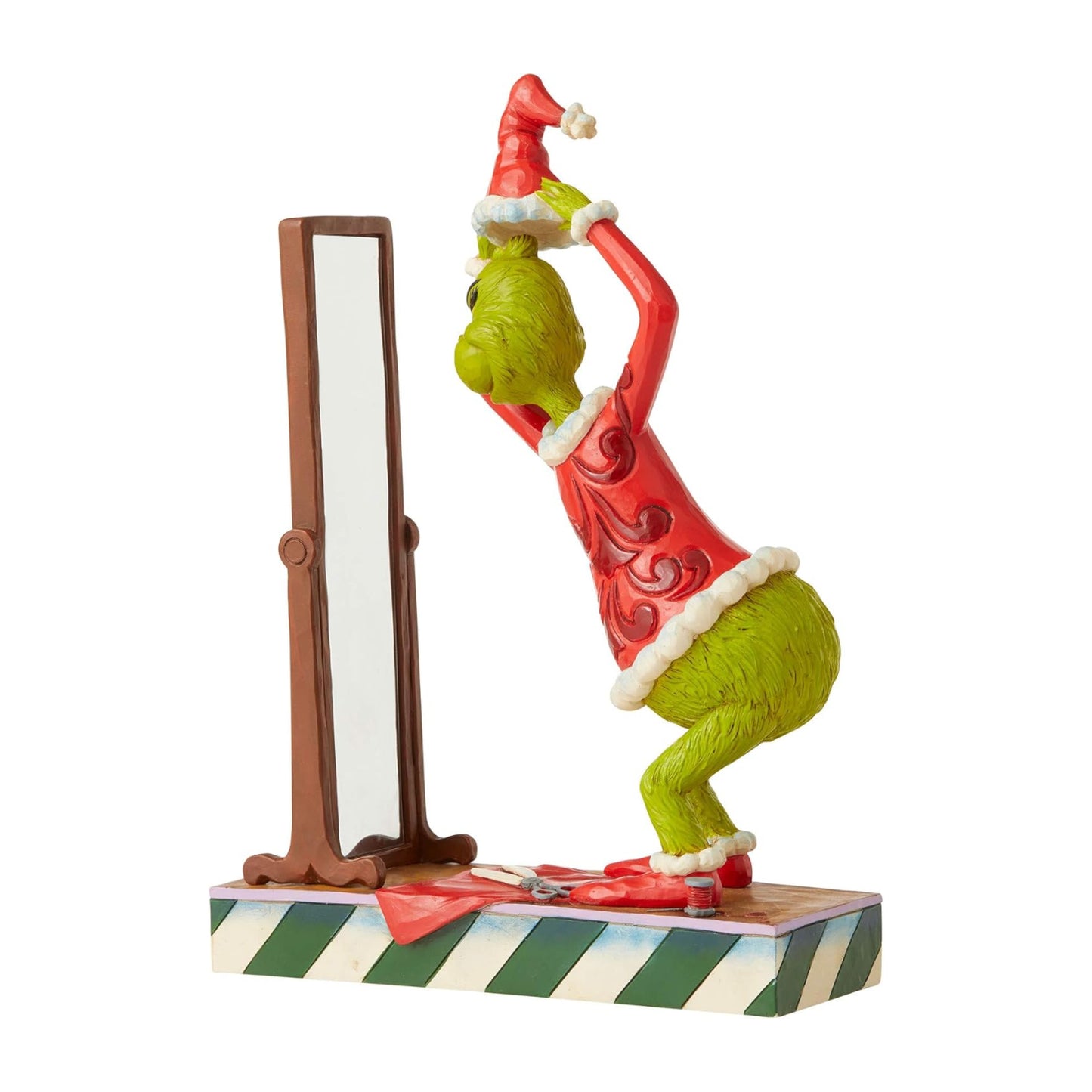 THE GRINCH BY JIM SHORE GRINCH IN SANTA SUIT 22.5CM