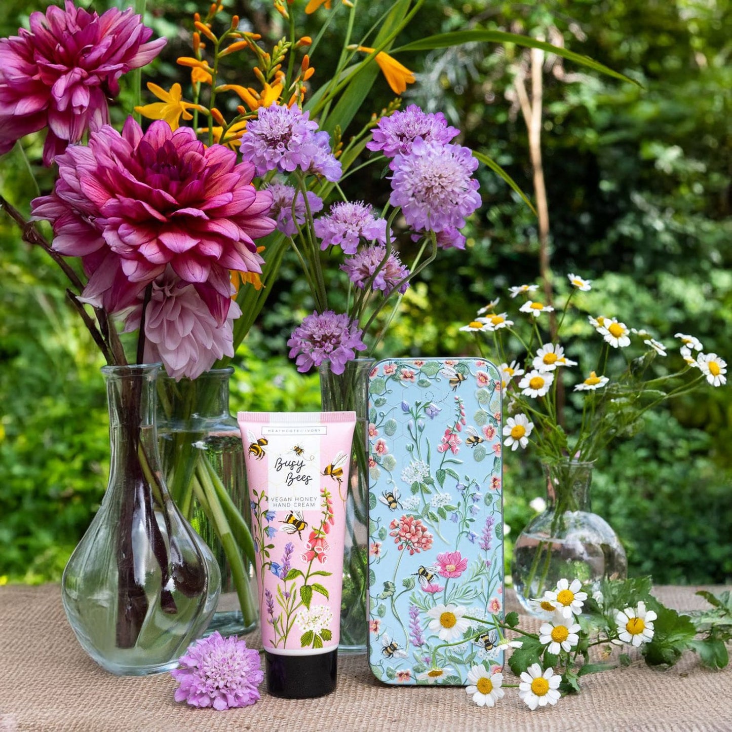 Heathcote & Ivory Busy Bees Hand Cream in Tin