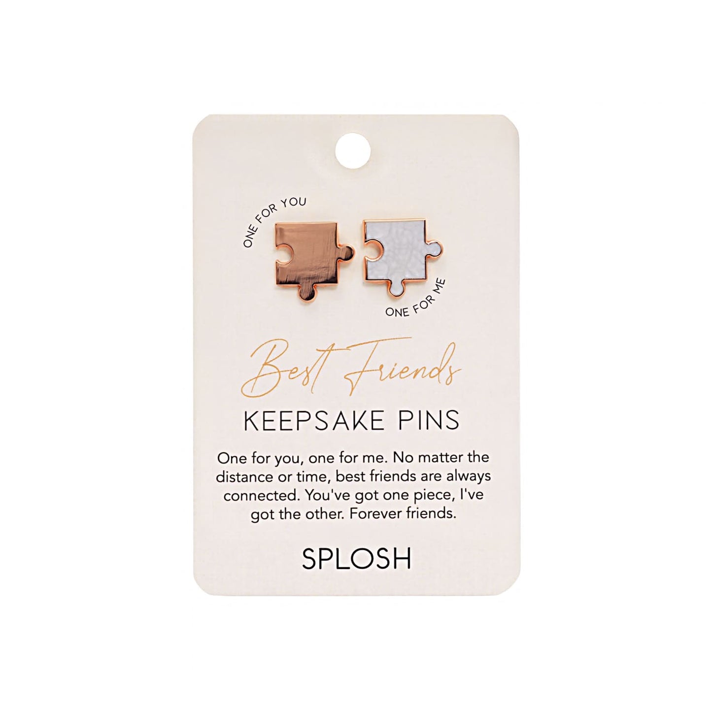 Keepsake Pin Forever Connected Best Friends