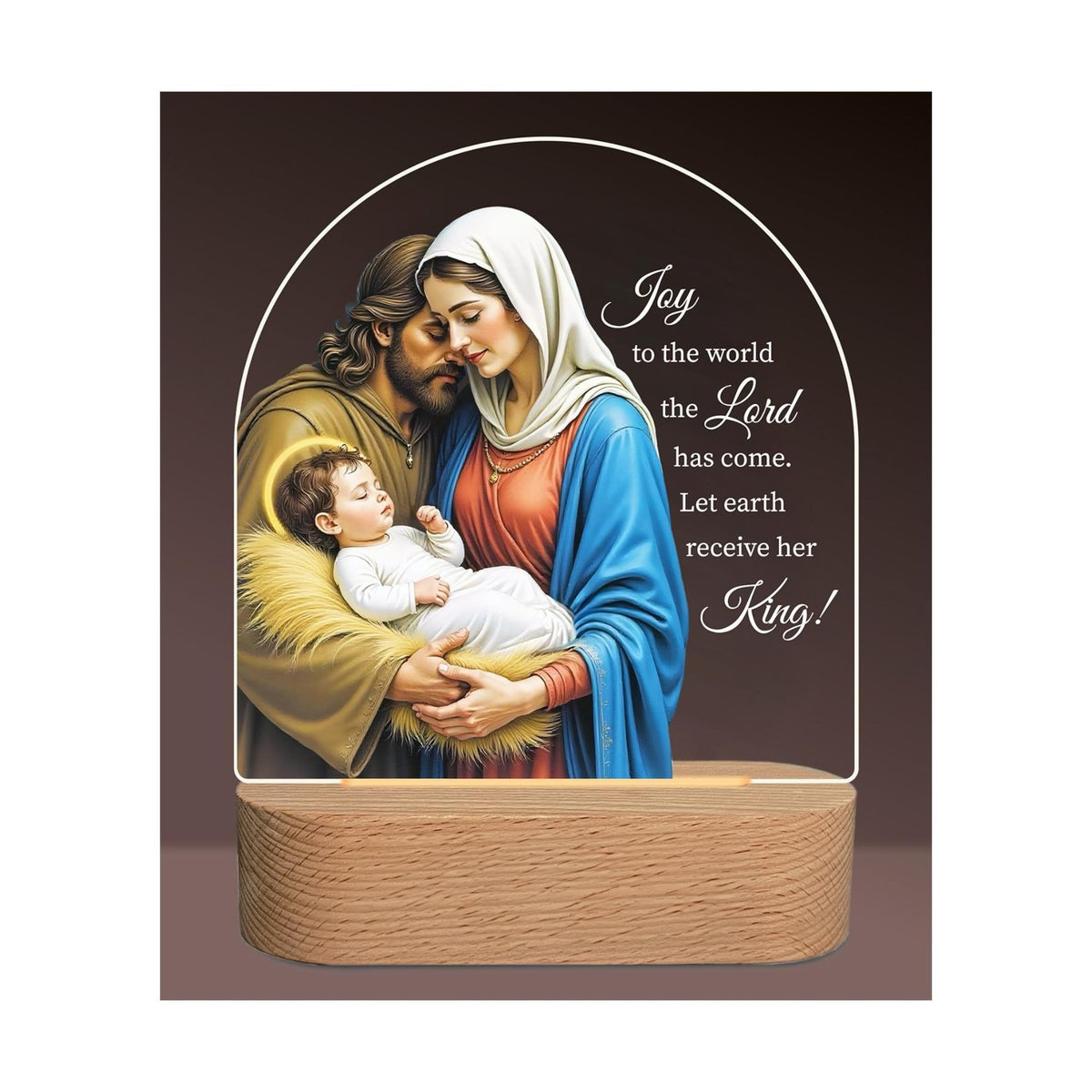 Christmas LED Light Up Stand Nativity