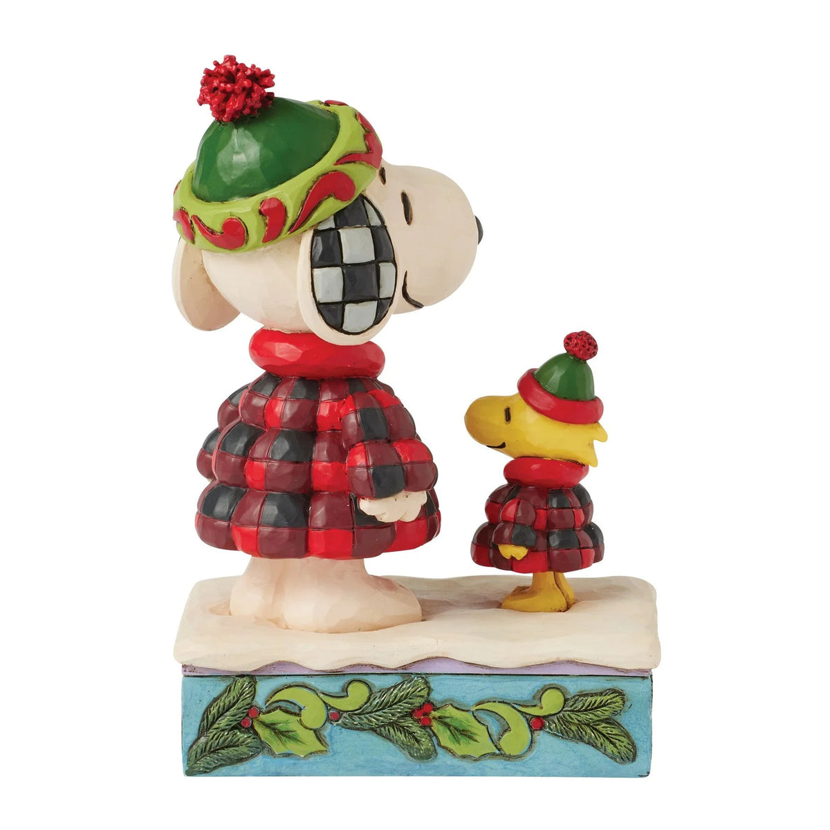 Peanuts By Jim Shore Snoopy & Woodstock In Puffer Jackets