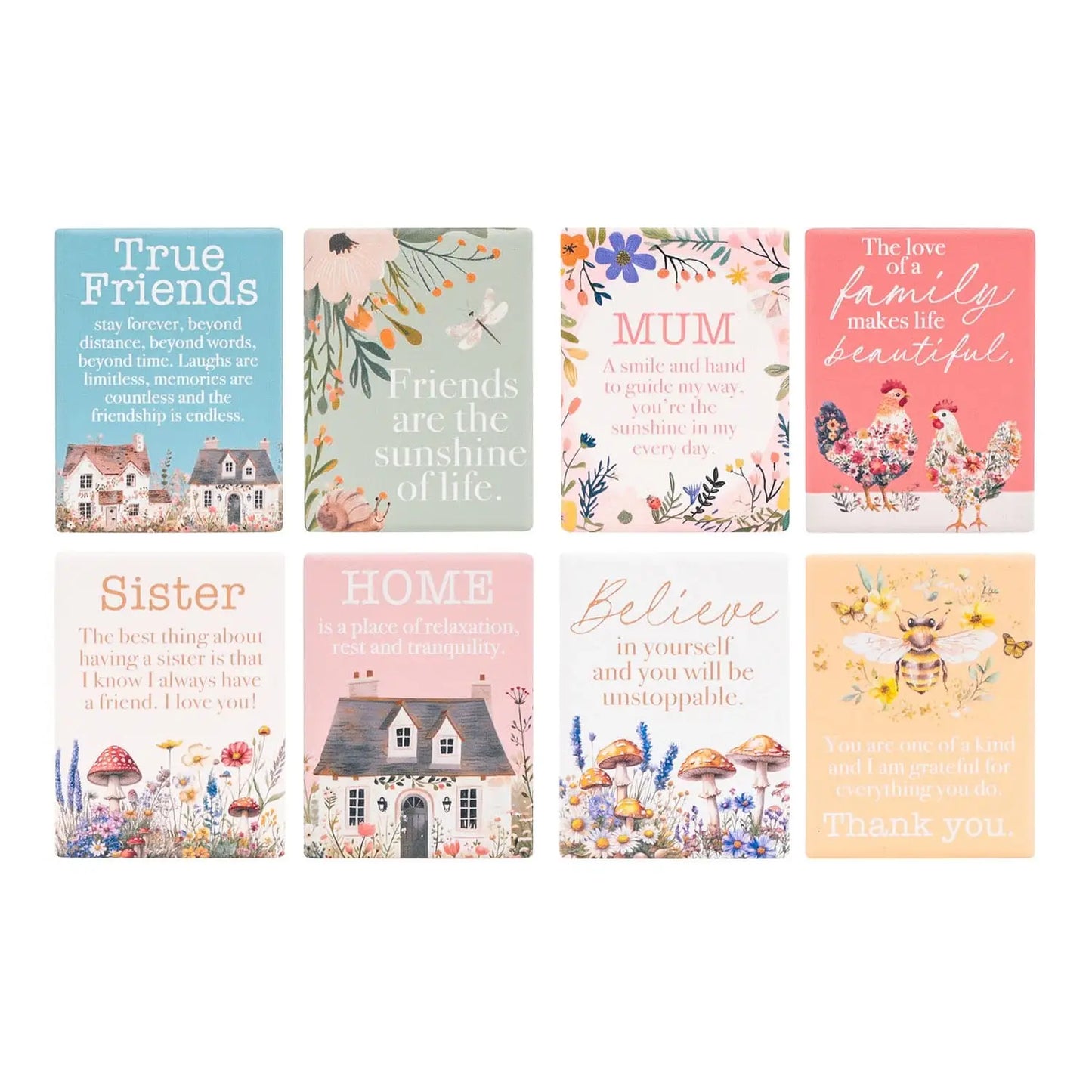 Ceramic Verse Magnet Cottage Grove Mum