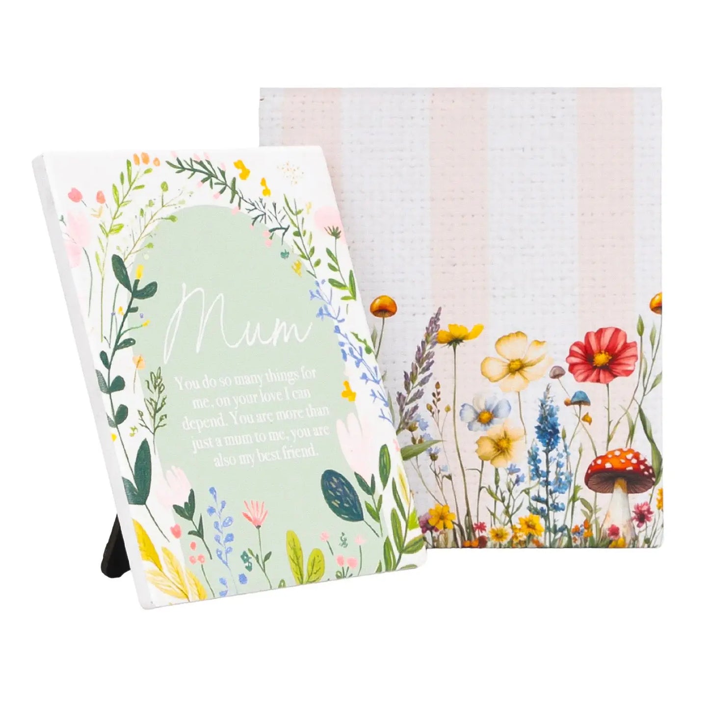 Ceramic Verse Plaque Cottage Grove Mum