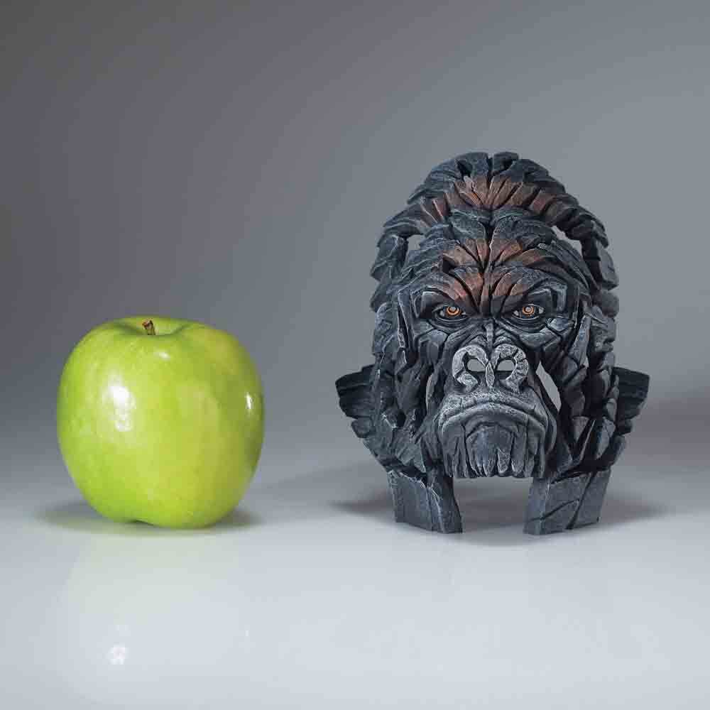 EDGE SCULPTURE MINIATURE GORILLA BUST