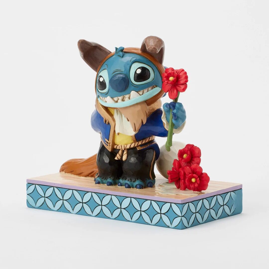 DISNEY TRADITIONS BY JIM SHORE STITCH DRESSED AS BEAST