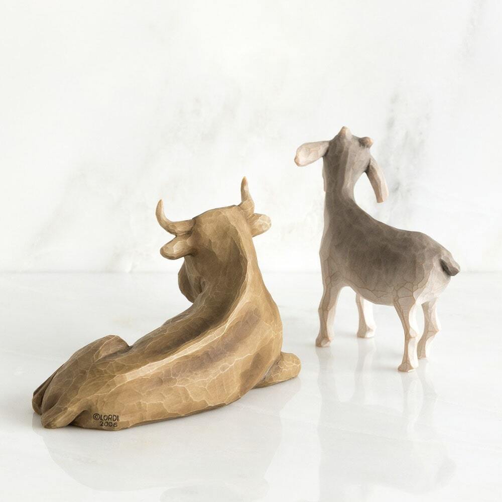 WILLOW TREE NATIVITY - OX AND GOAT (SET OF 2)