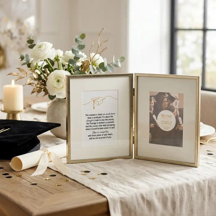 Double Photo Frame Folding Graduation
