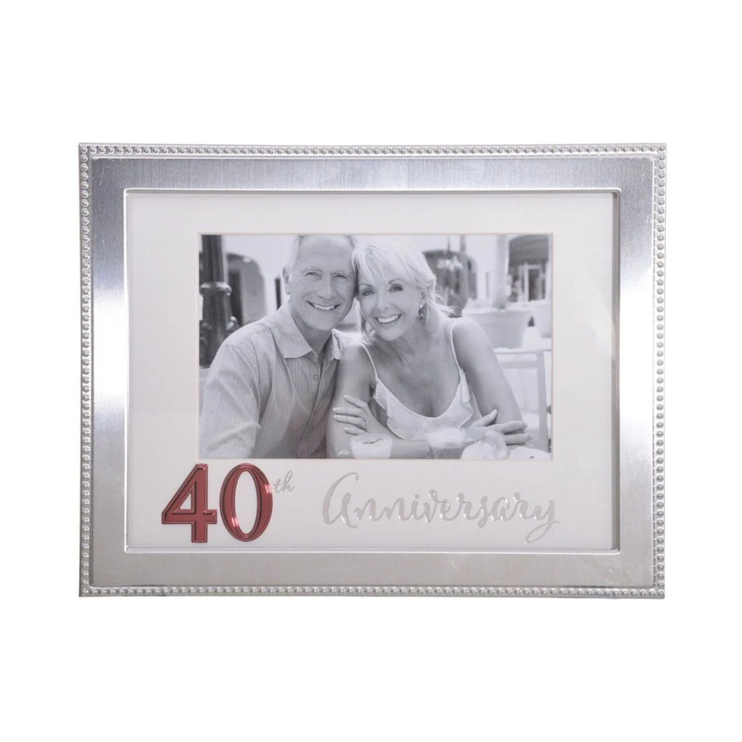 PHOTO FRAME 40TH ANNIVERSARY 6X4