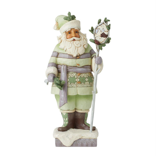 Heartwood Creek By Jim Shore Woodland Santa With Staff Figurine