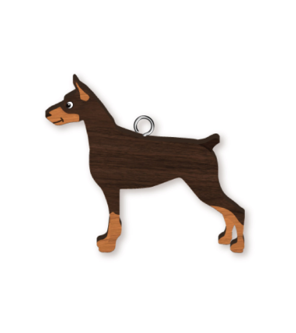 HANDMADE KEYRING DOBERMAN