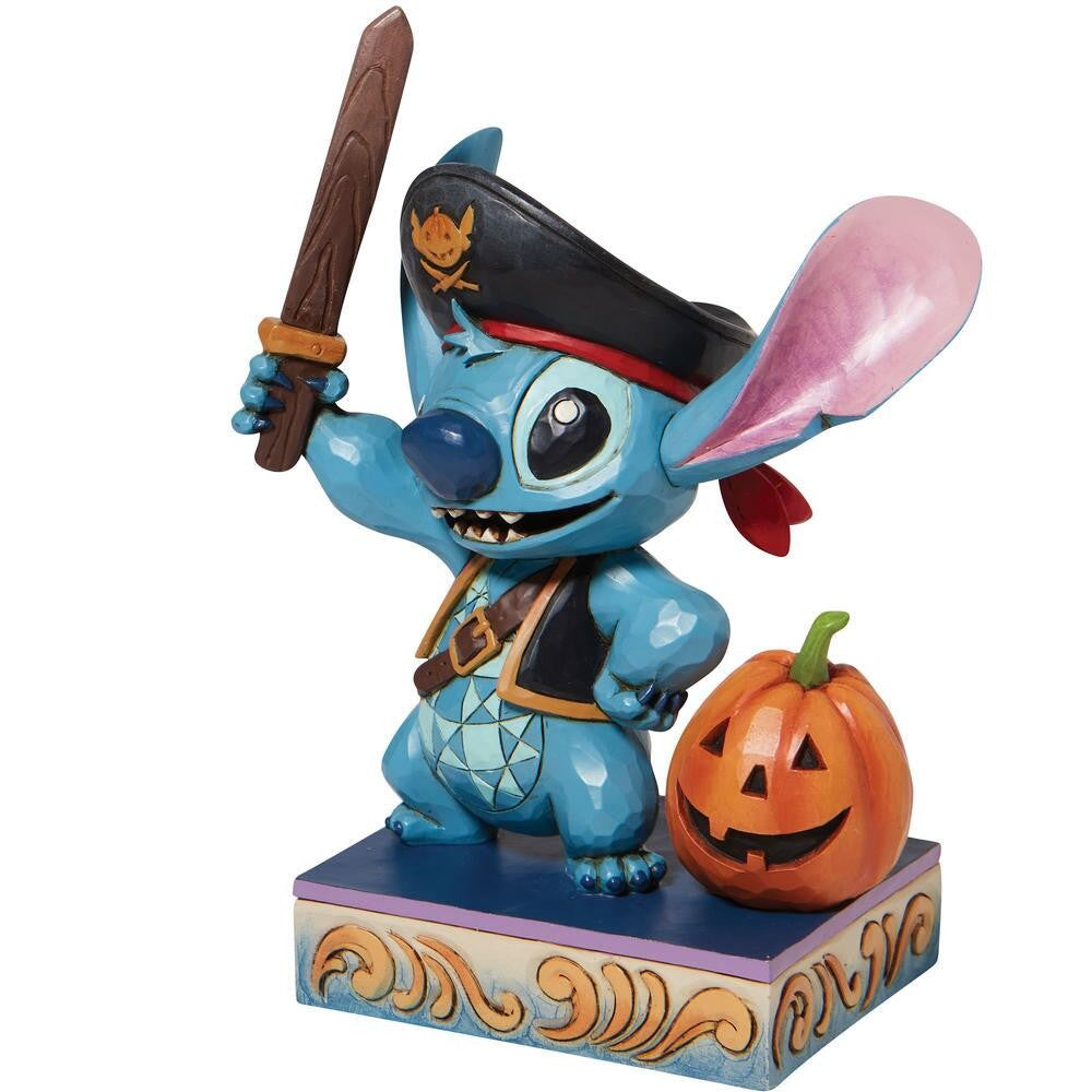 DISNEY TRADITIONS BY JIM SHORE STITCH AS PIRATE 16CM